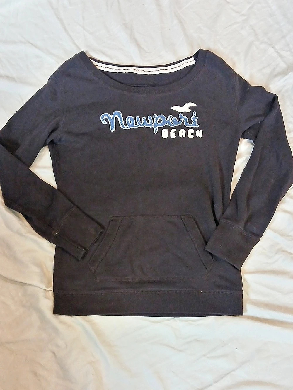 Y2K Holister Scoop Neck Sweater-Long Sleeve